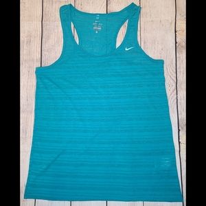 Women's Nike Dri-FIT Racerback Aqua Tank Medium